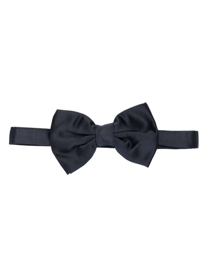 Corneliani silk bow tie - Black von Corneliani