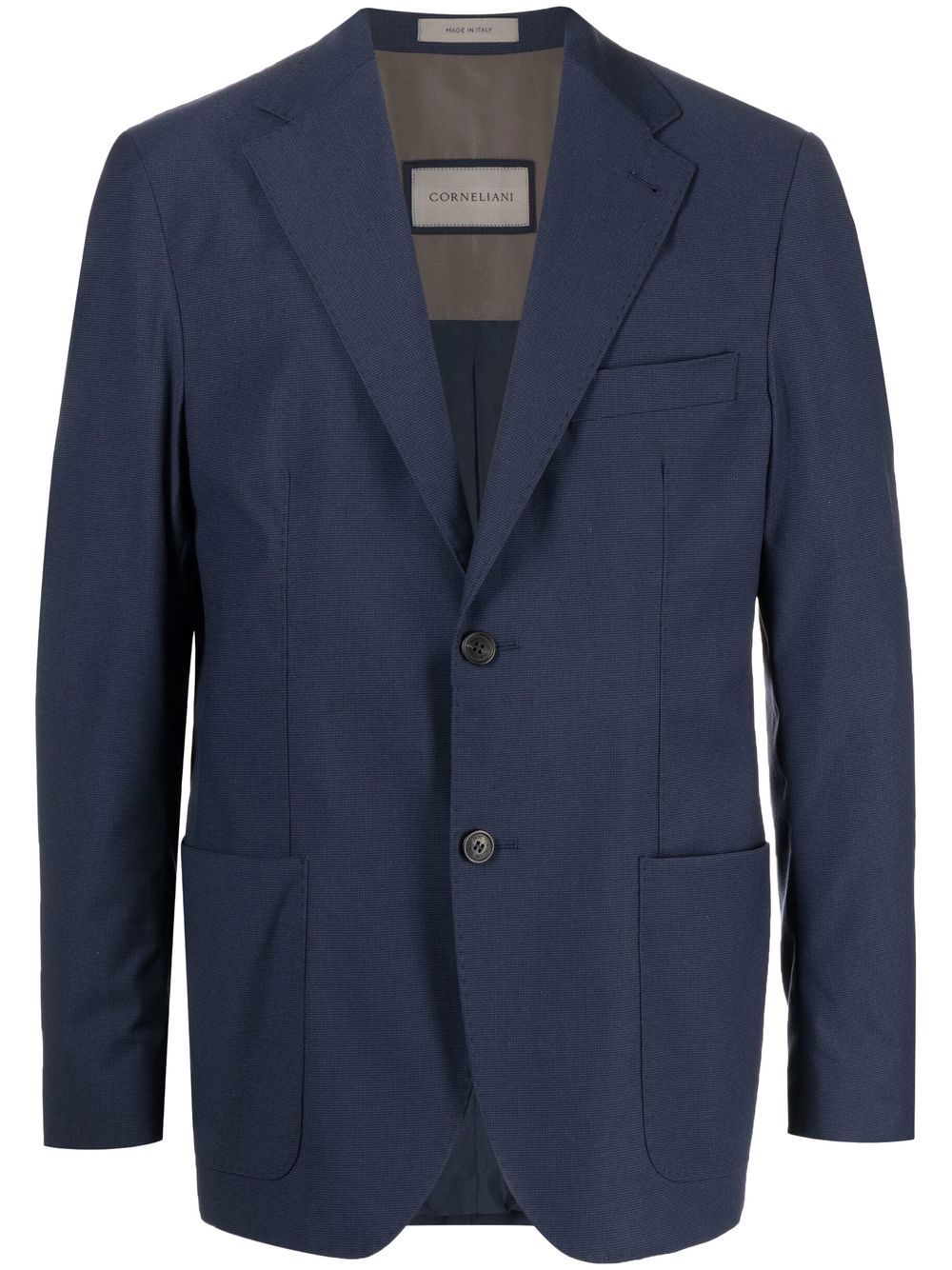 Corneliani single-breasted blazer - Blue von Corneliani