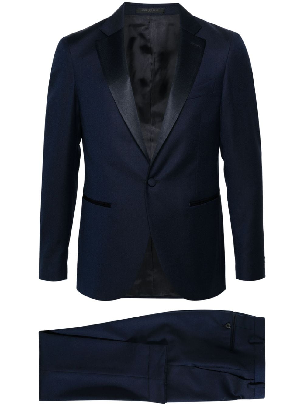 Corneliani single-breasted dinner suit - Blue von Corneliani