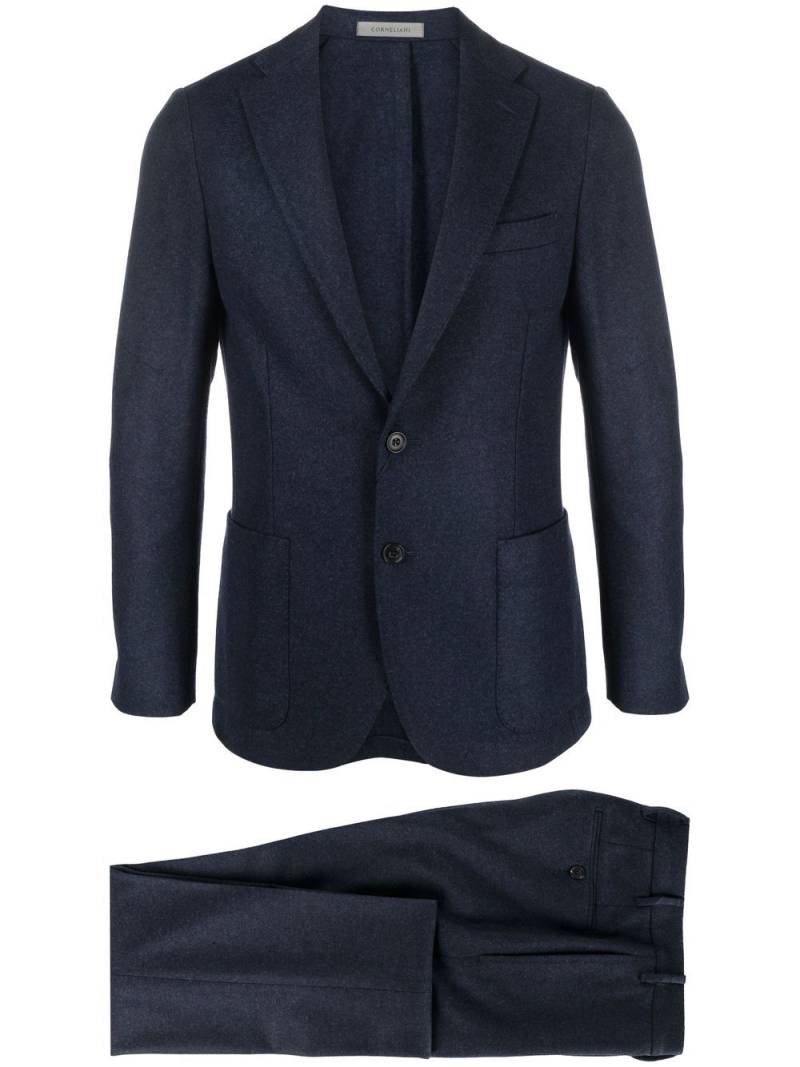 Corneliani single-breasted suit set - Blue von Corneliani