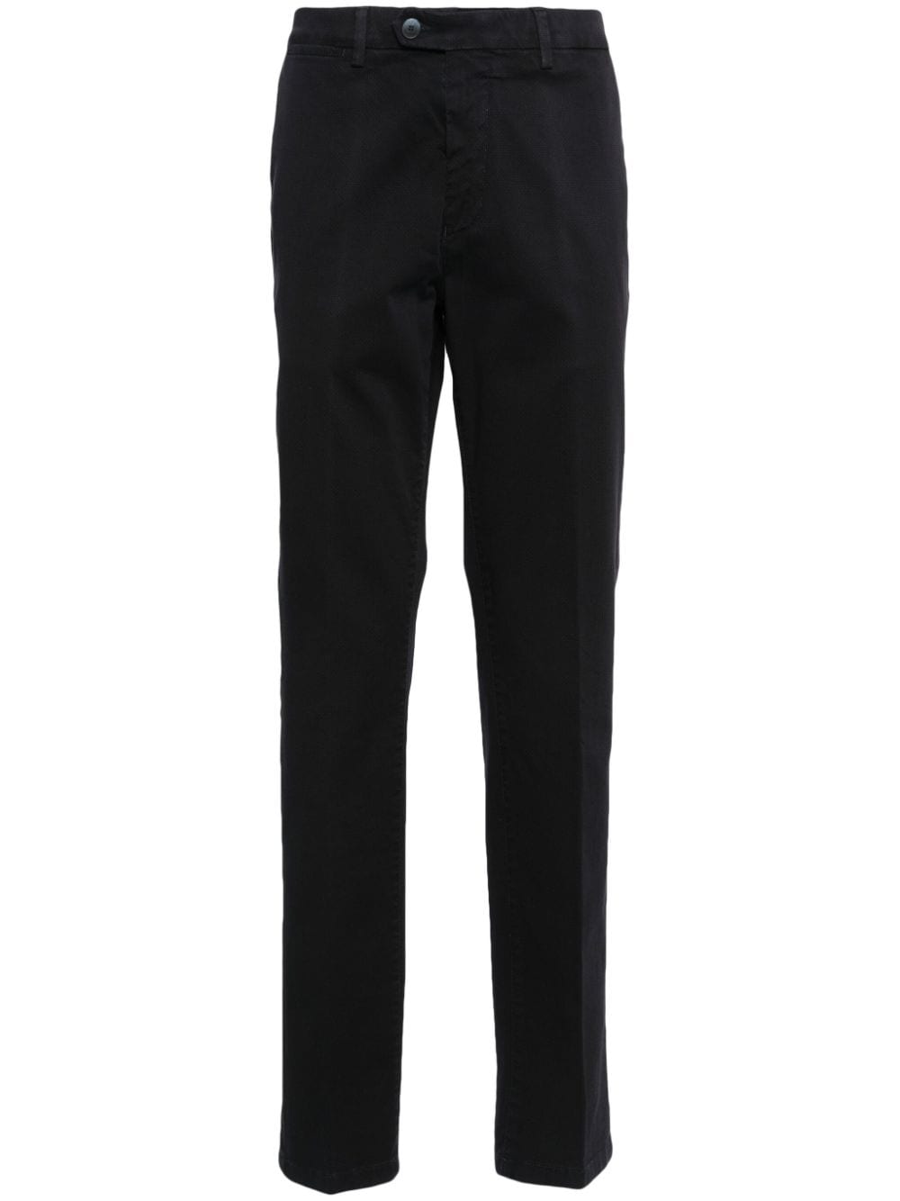 Corneliani slim-fit cotton trousers - Blue von Corneliani