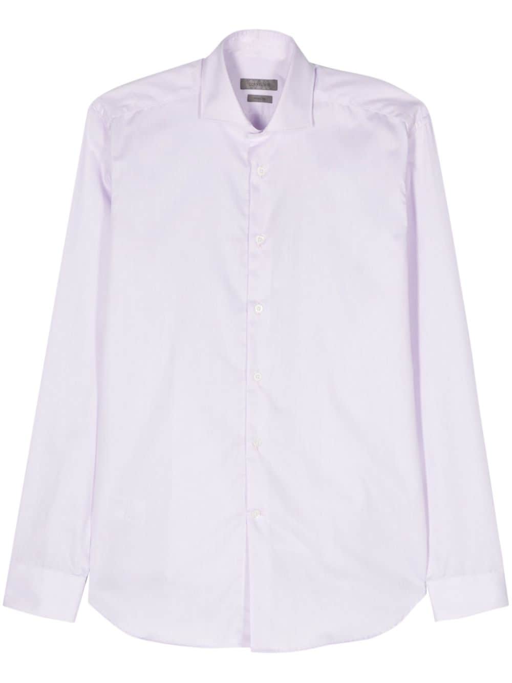Corneliani slub-texture shirt - Pink von Corneliani