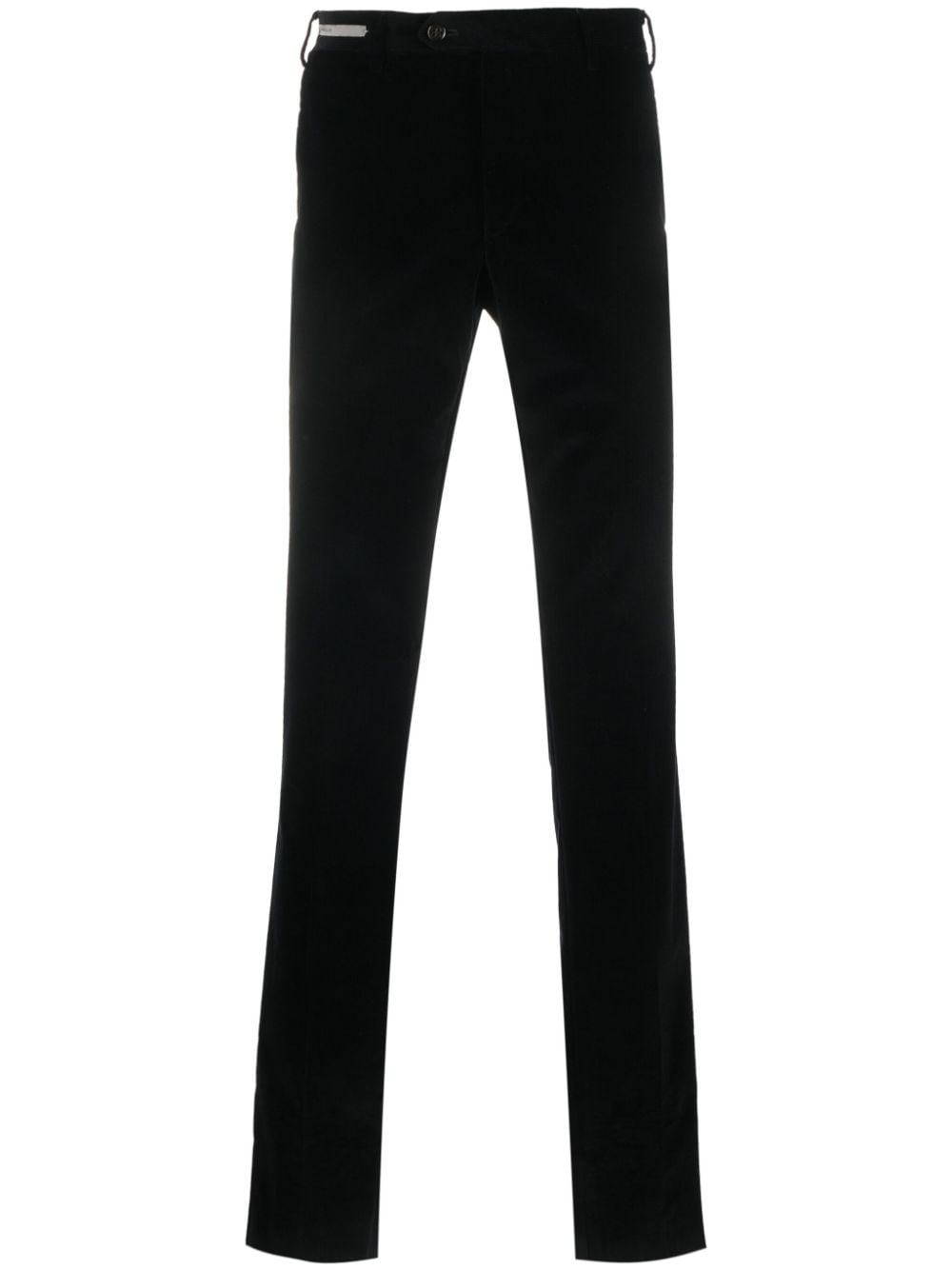 Corneliani straight-leg cotton-blend trousers - Black von Corneliani