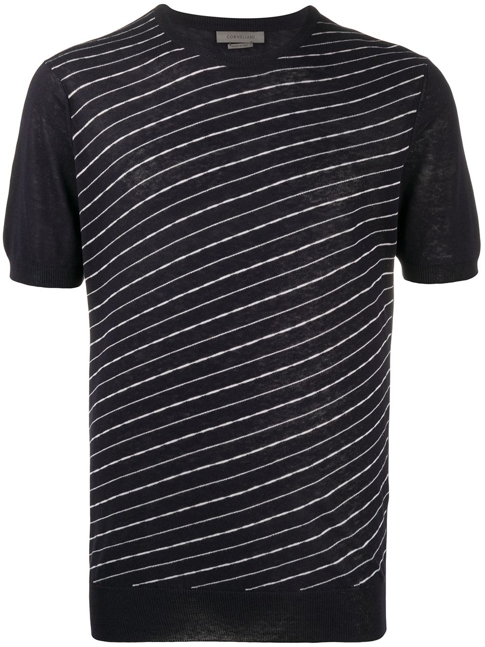 Corneliani striped T-shirt - Blue von Corneliani