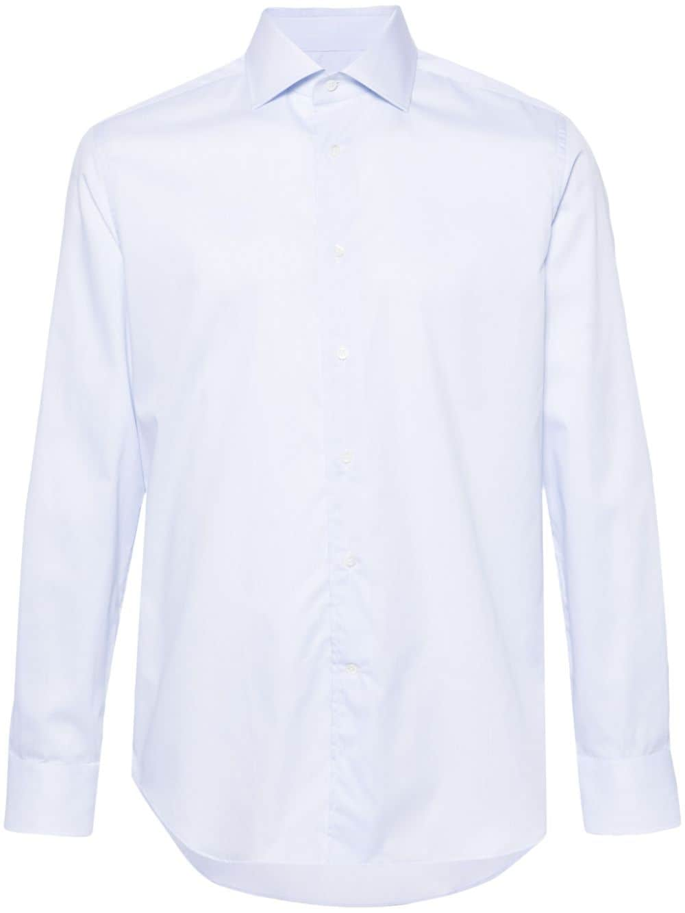 Corneliani striped cotton shirt - Blue von Corneliani