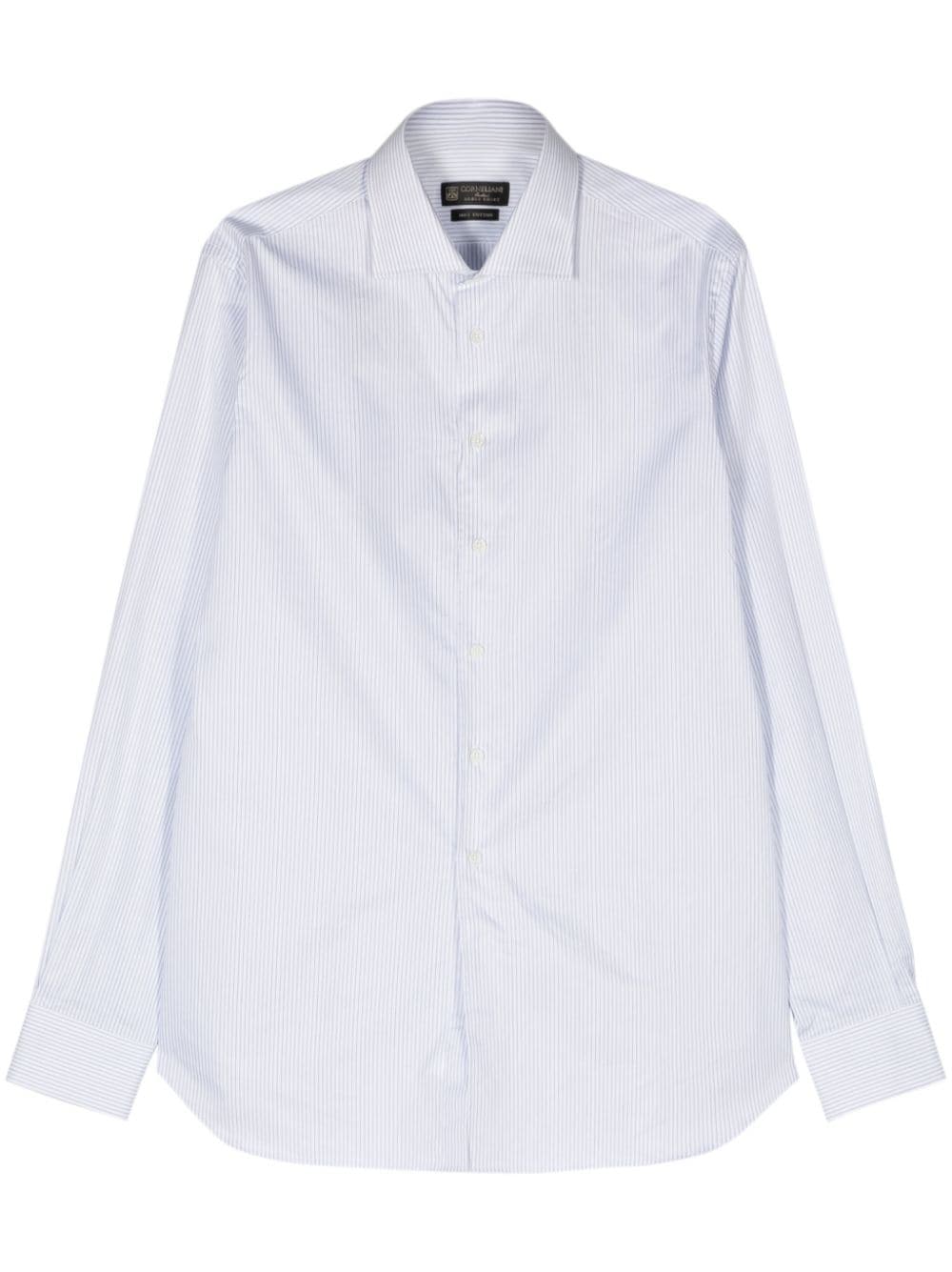 Corneliani striped cotton shirt - White von Corneliani