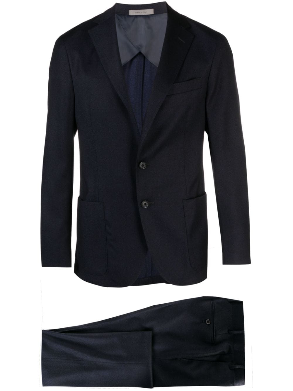 Corneliani virgin wool single-breasted suit - Blue von Corneliani