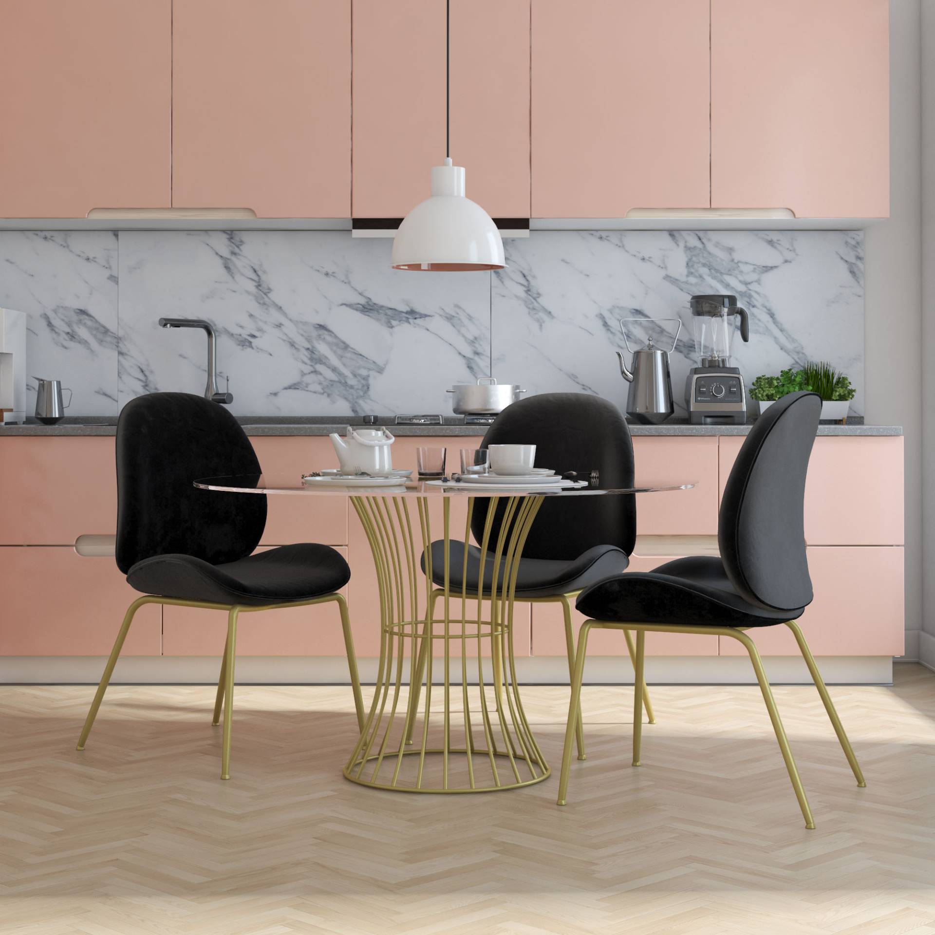 CosmoLiving by Cosmopolitan Esszimmerstuhl »Astor«, 1 St., Veloursstoff, Sitz und Rücken gepolstert, messingfarbenenes Gestell, Sitzhöhe 47 cm CosmoLiving by Cosmopolitan Esszimmerstuhl »Astor«, 1 St., Veloursstoff, Sitz und Rücken gepolstert, messingfarbenenes Gestell, Sitzhöhe 47 cm von CosmoLiving by Cosmopolitan