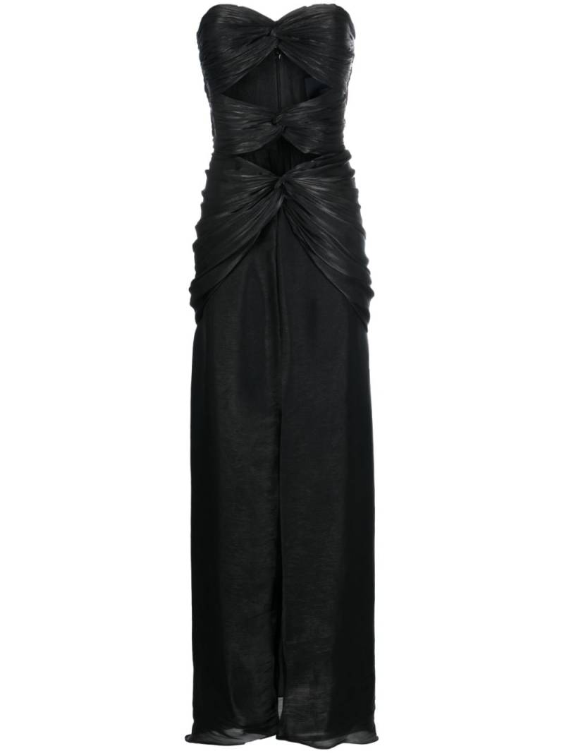 Costarellos Brigitta cut-out gown - Black von Costarellos