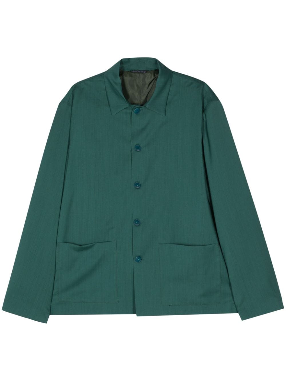 Costumein Antoine wool shirt jacket - Green von Costumein