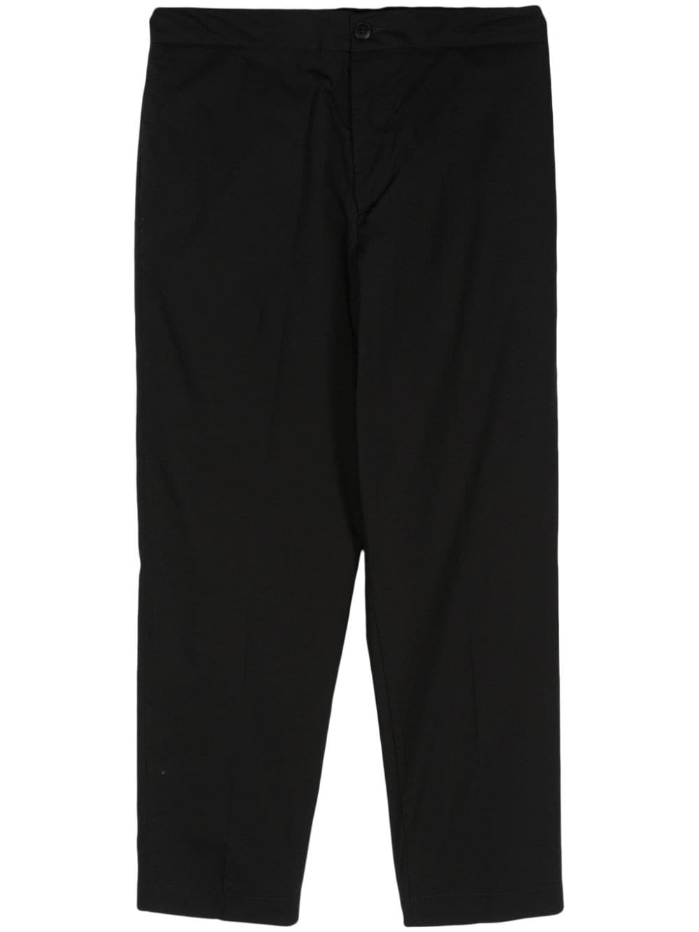 Costumein cotton tapered-leg trousers - Black von Costumein