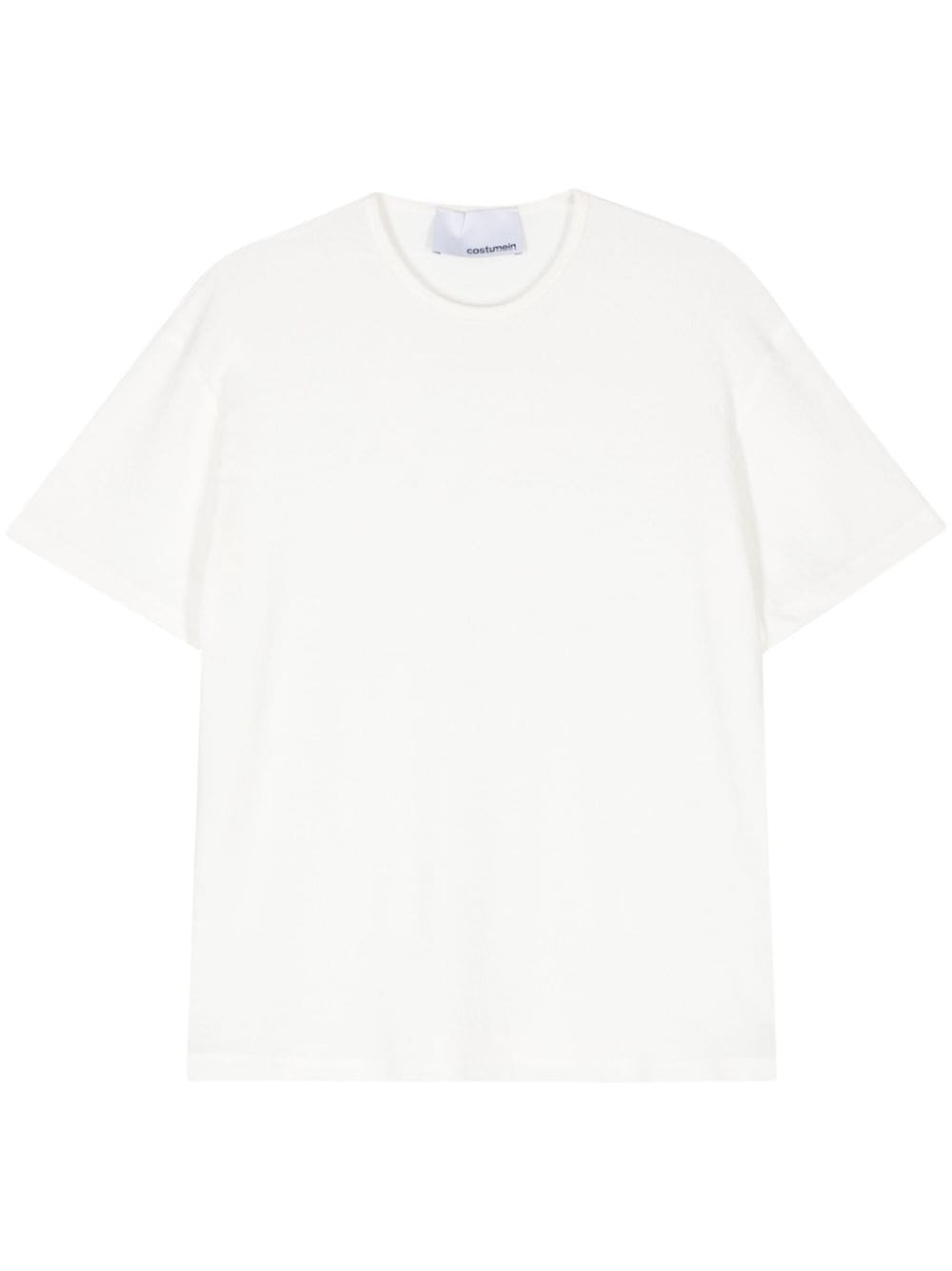 Costumein short-sleeve cotton T-shirt - White von Costumein