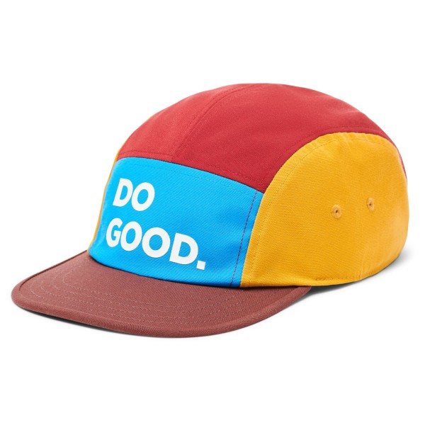 Cotopaxi - Do Good 5-Panel Hat - Cap Gr One Size blau;bunt;gelb;rot von Cotopaxi