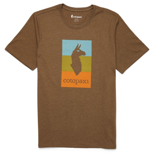 Cotopaxi - Llama Block - T-Shirt Gr XXL braun von Cotopaxi