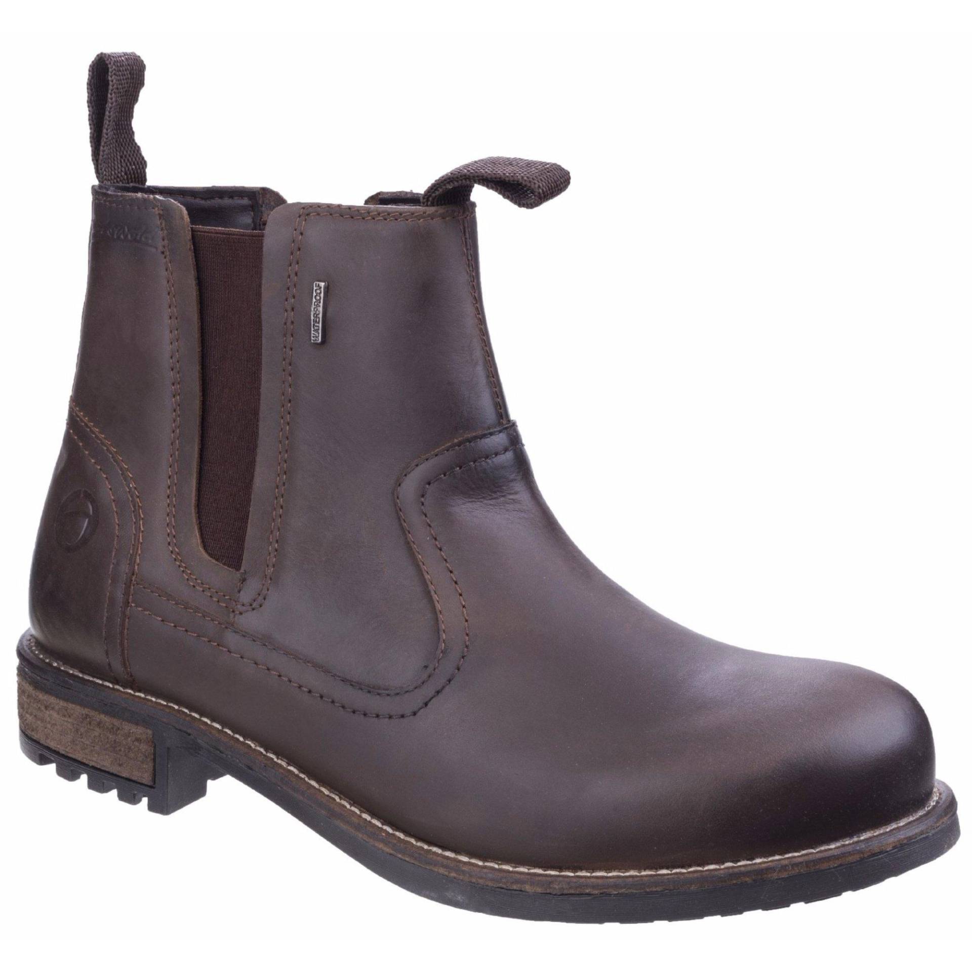 Worcester Pull On Stiefel Herren Braun 44 von Cotswold