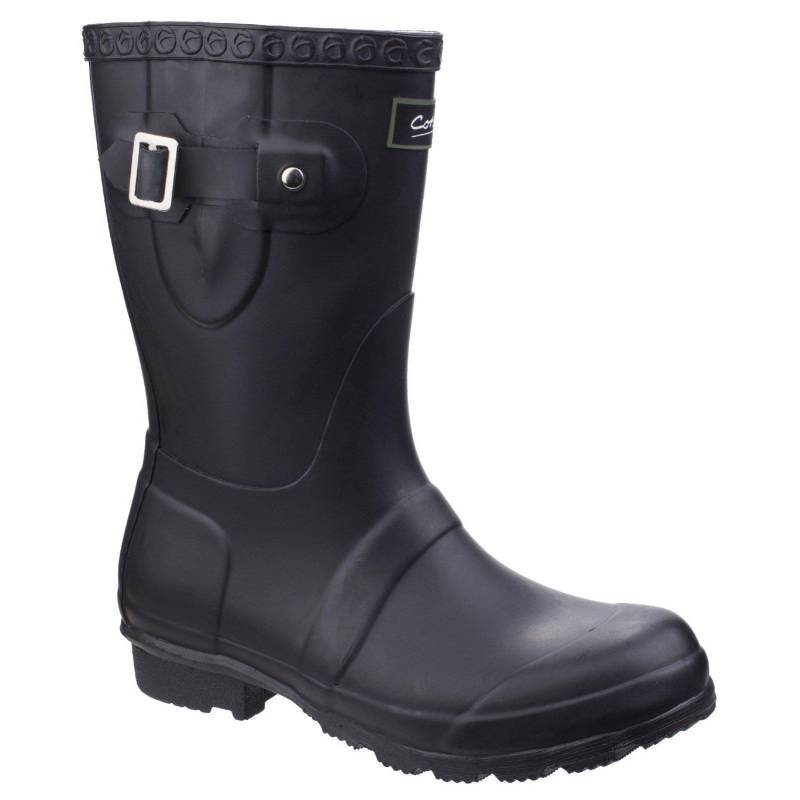 Kurze Gummistiefel Windsor Damen Schwarz 37 von Cotswold