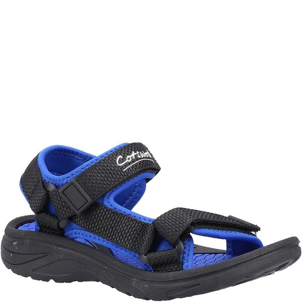 Sandalen Bodiam, Recyceltes Material Unisex Schwarz 31 von Cotswold