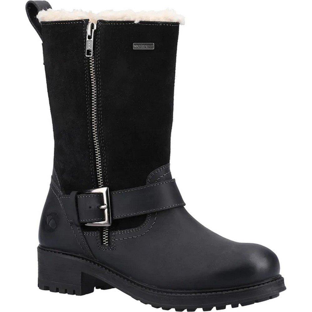 Stiefel Alverton, Leder Damen Schwarz 36 von Cotswold