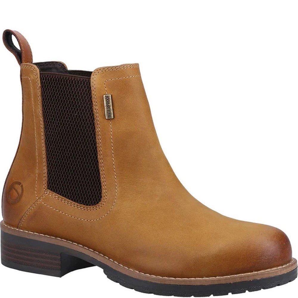 Stiefel Enstone, Leder Damen Camel 37 von Cotswold