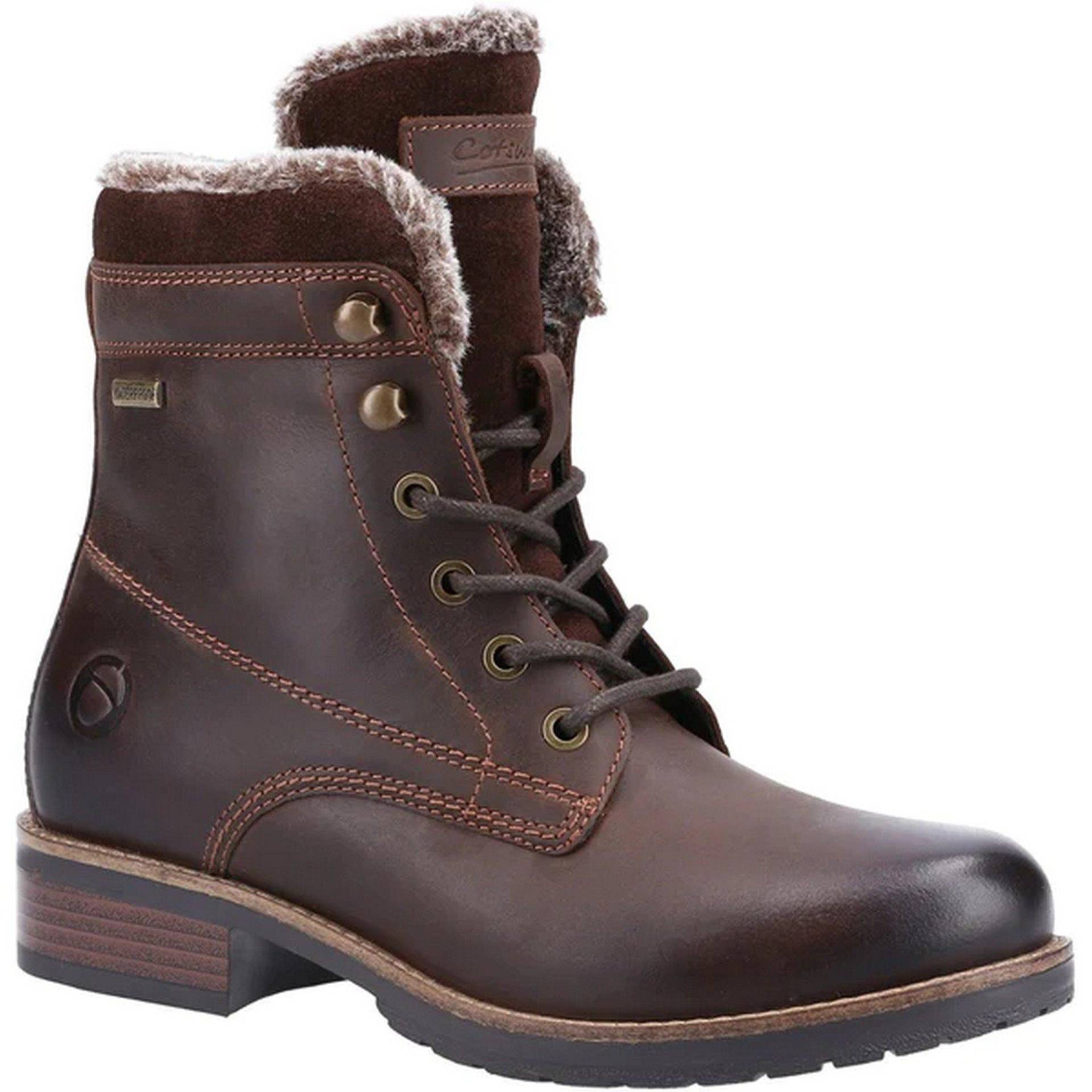 Stiefeletten Daylesford, Leder Damen Braun 35.5 von Cotswold