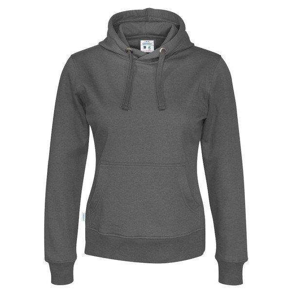 Kapuzenpullover Damen Charcoal Black L von Cottover