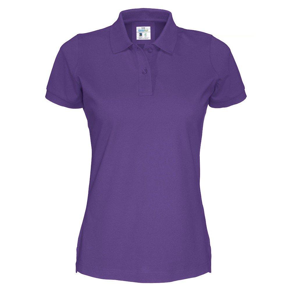 Pique Lady Tshirt Damen Lila XS von Cottover