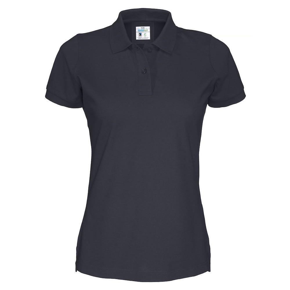 Pique Lady Tshirt Damen Marine M