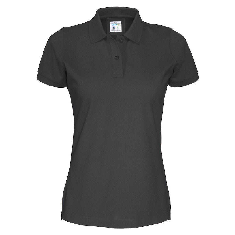 Pique Lady Tshirt Damen Schwarz L von Cottover