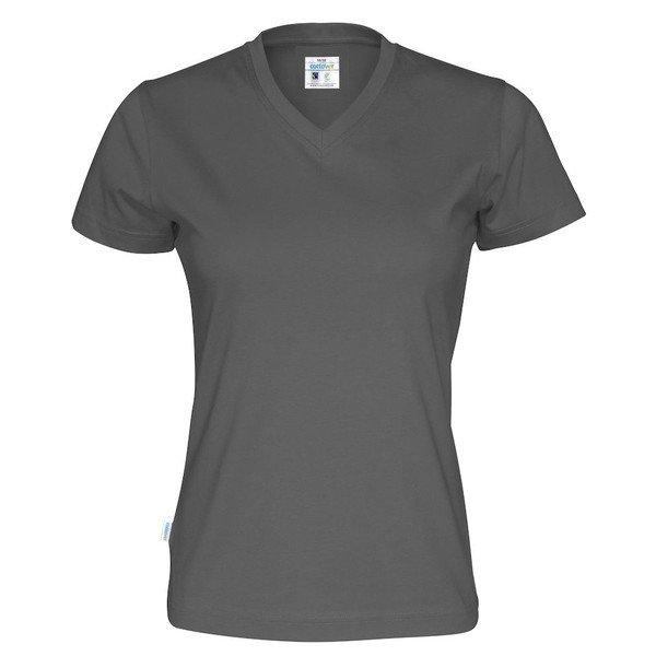 Tshirt Damen Charcoal Black S von Cottover