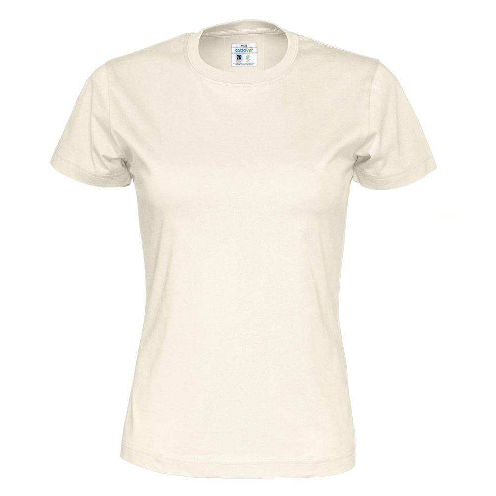 Tshirt Damen Offwhite L von Cottover