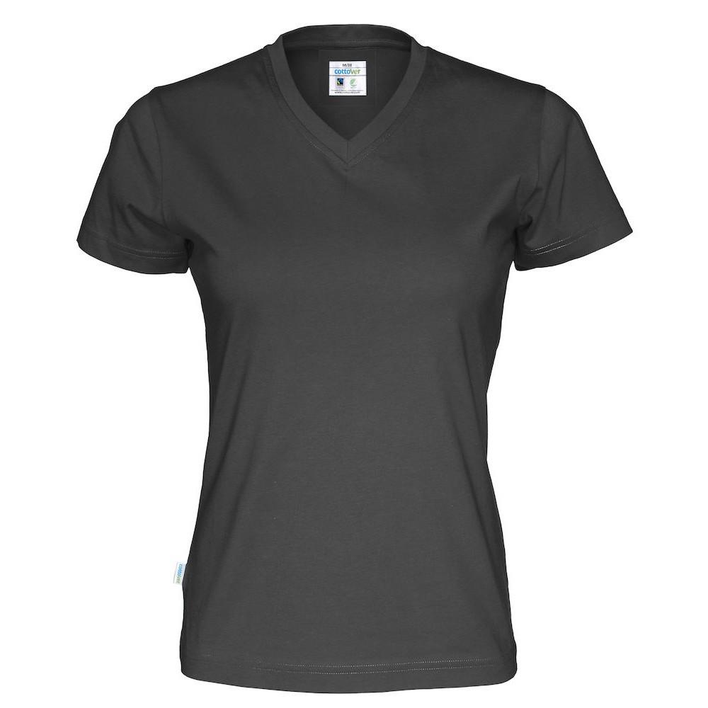 Tshirt Damen Schwarz L von Cottover