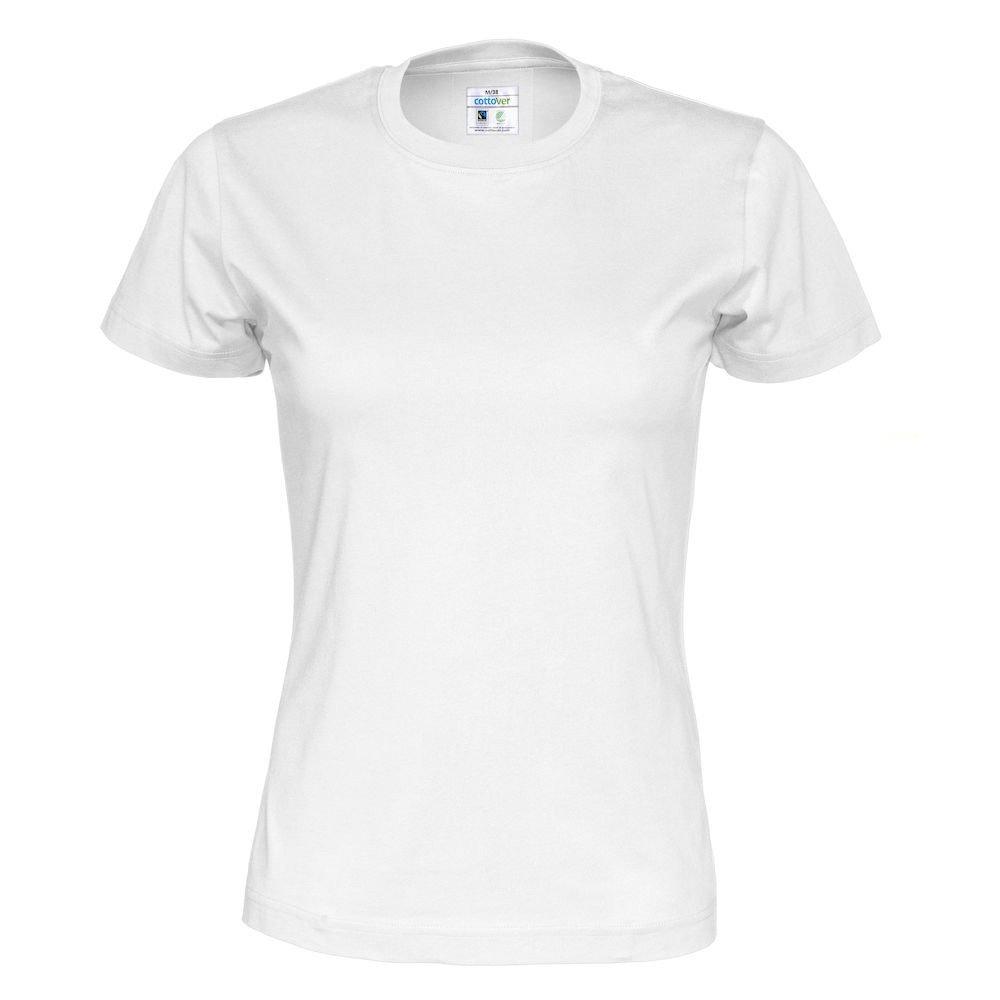 Tshirt Damen Weiss L von Cottover