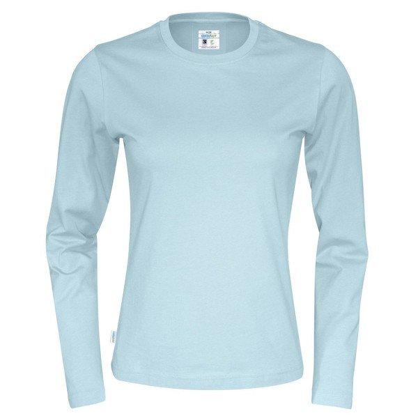 Tshirt Langärmlig Damen Himmelblau M von Cottover