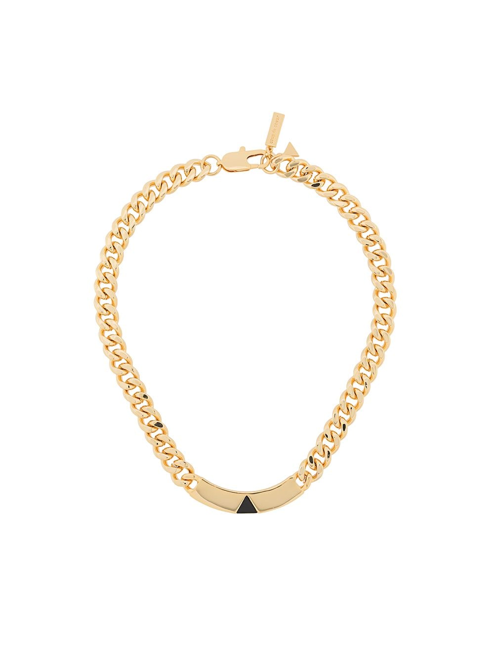 Coup De Coeur Onyx chain necklace - Gold von Coup De Coeur