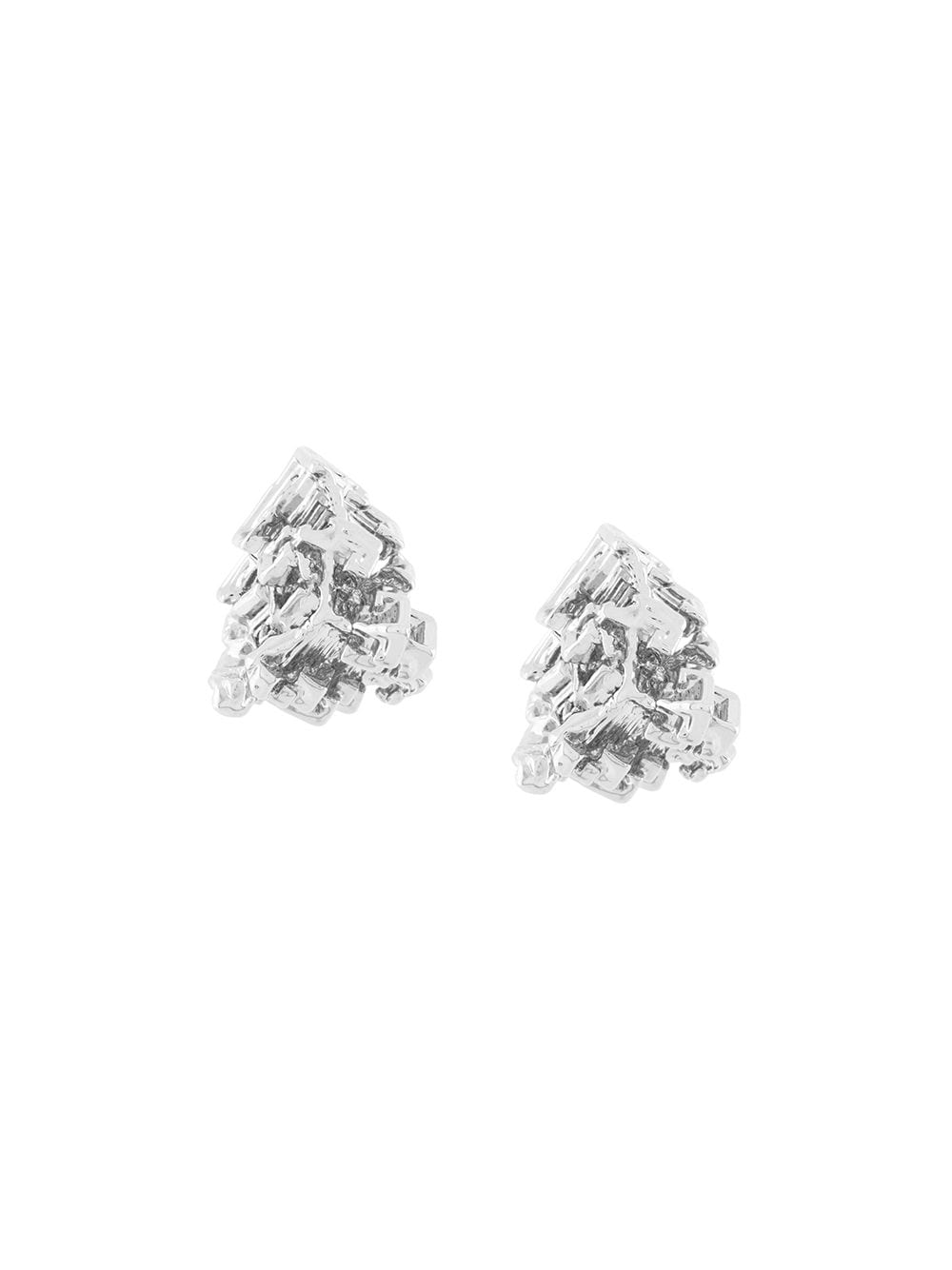 Coup De Coeur Vortex stud earrings - Silver von Coup De Coeur