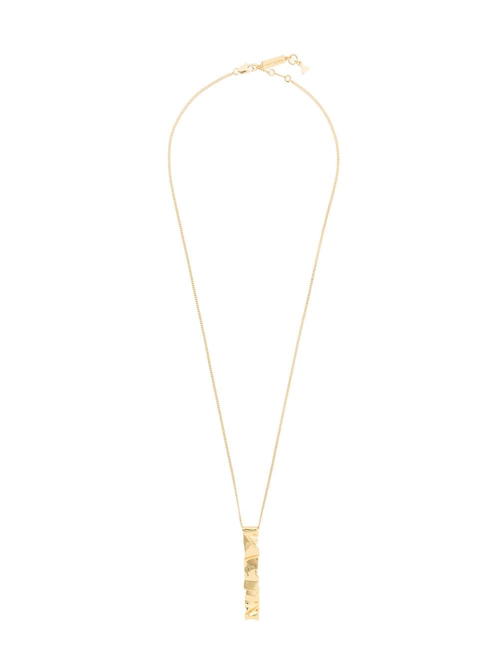 Coup De Coeur Wave pendant necklace - Yellow von Coup De Coeur