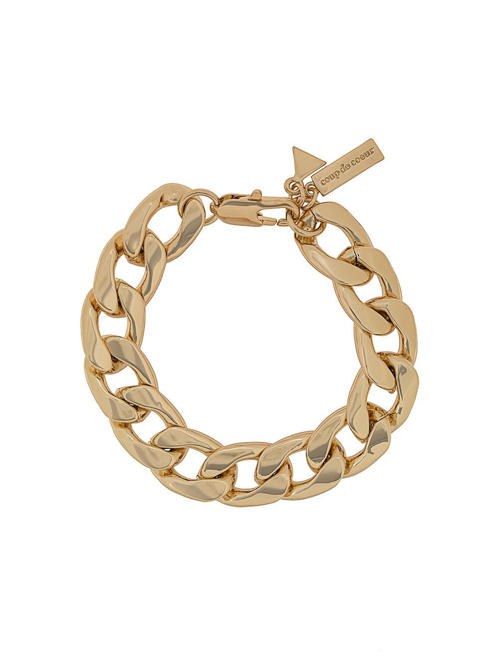 Coup De Coeur chunky chain bracelet - Gold von Coup De Coeur