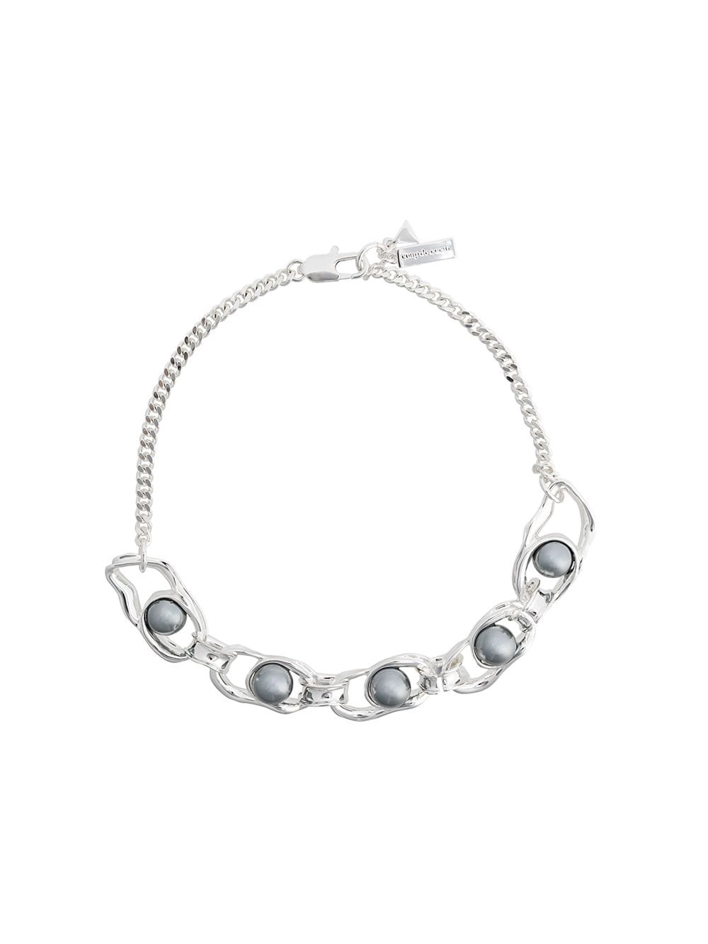 Coup De Coeur liquid pearl necklace - Silver von Coup De Coeur