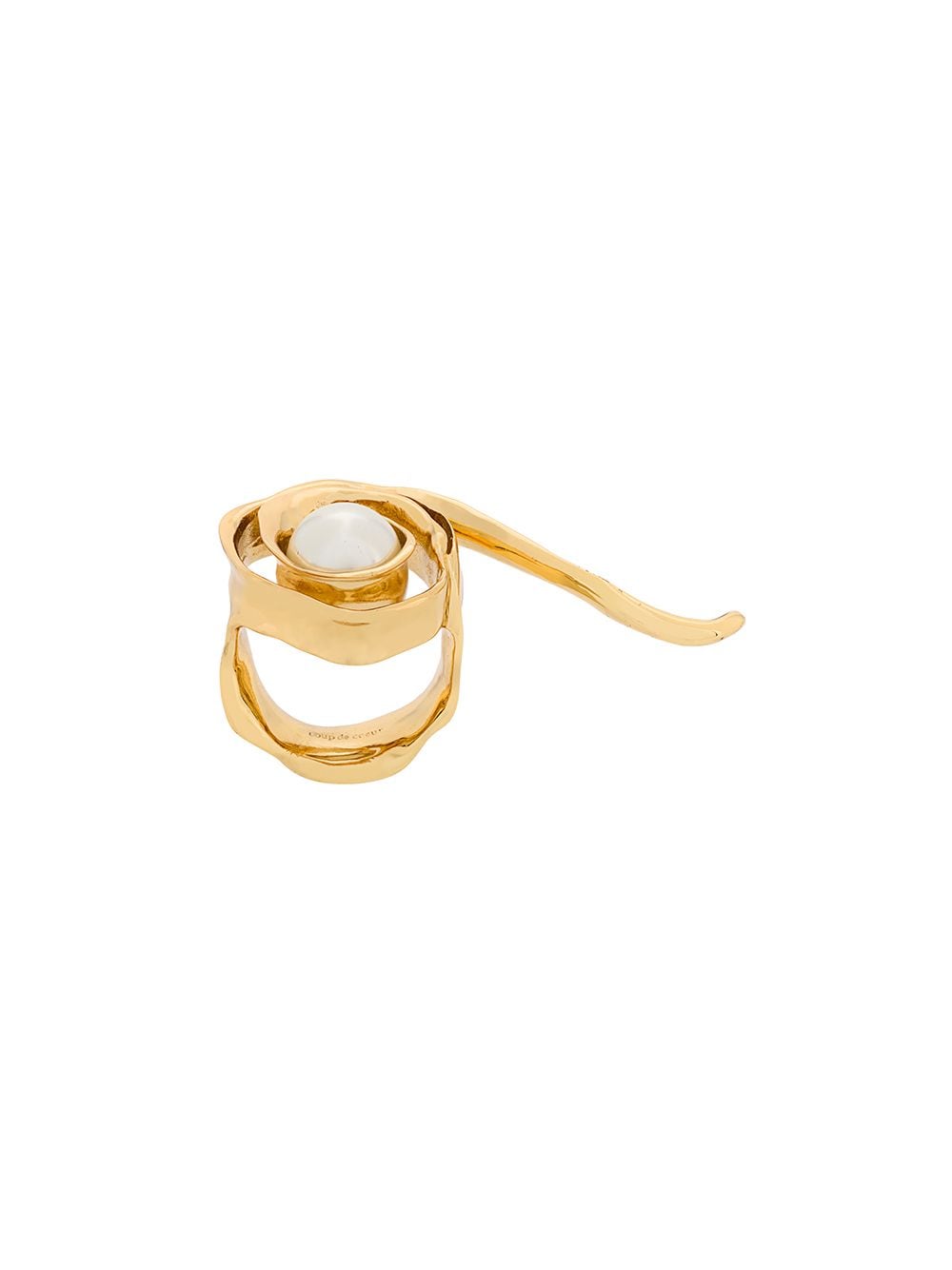 Coup De Coeur Wild Rose Pearl ring - Gold von Coup De Coeur