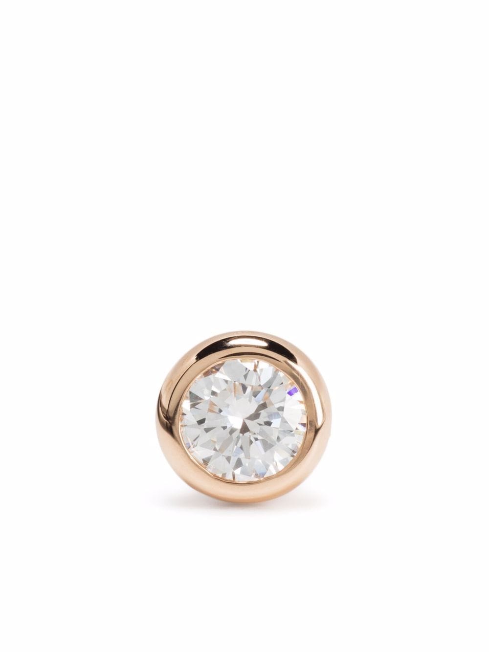 Courbet 18kt recycled rose gold Origine laboratory-grown diamond stud single earring - Pink von Courbet