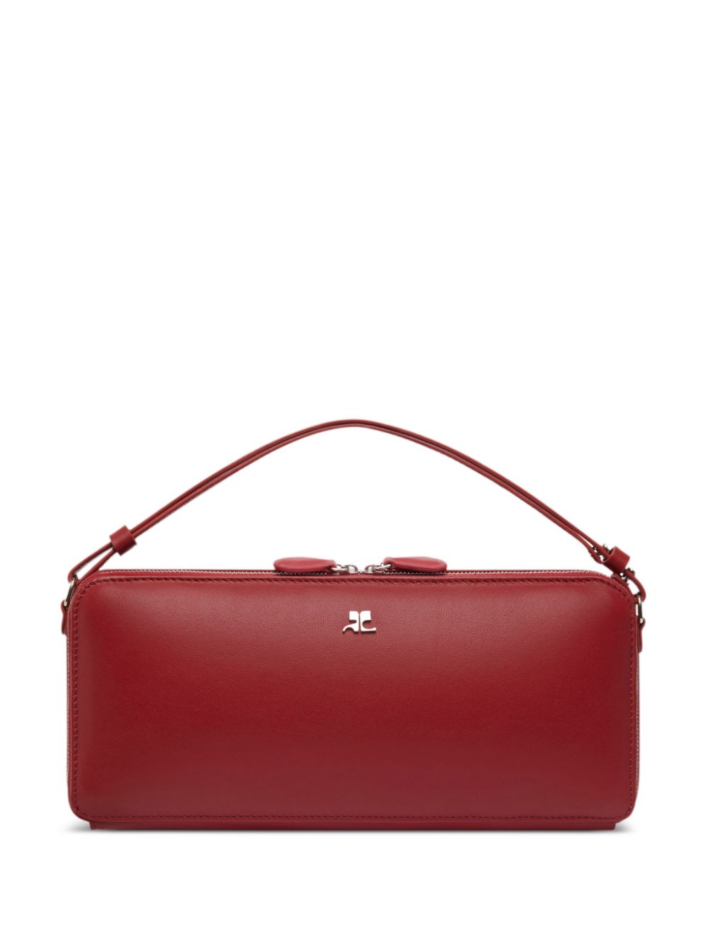 Courrèges Cloud logo-plaque shoulder bag - Red von Courrèges