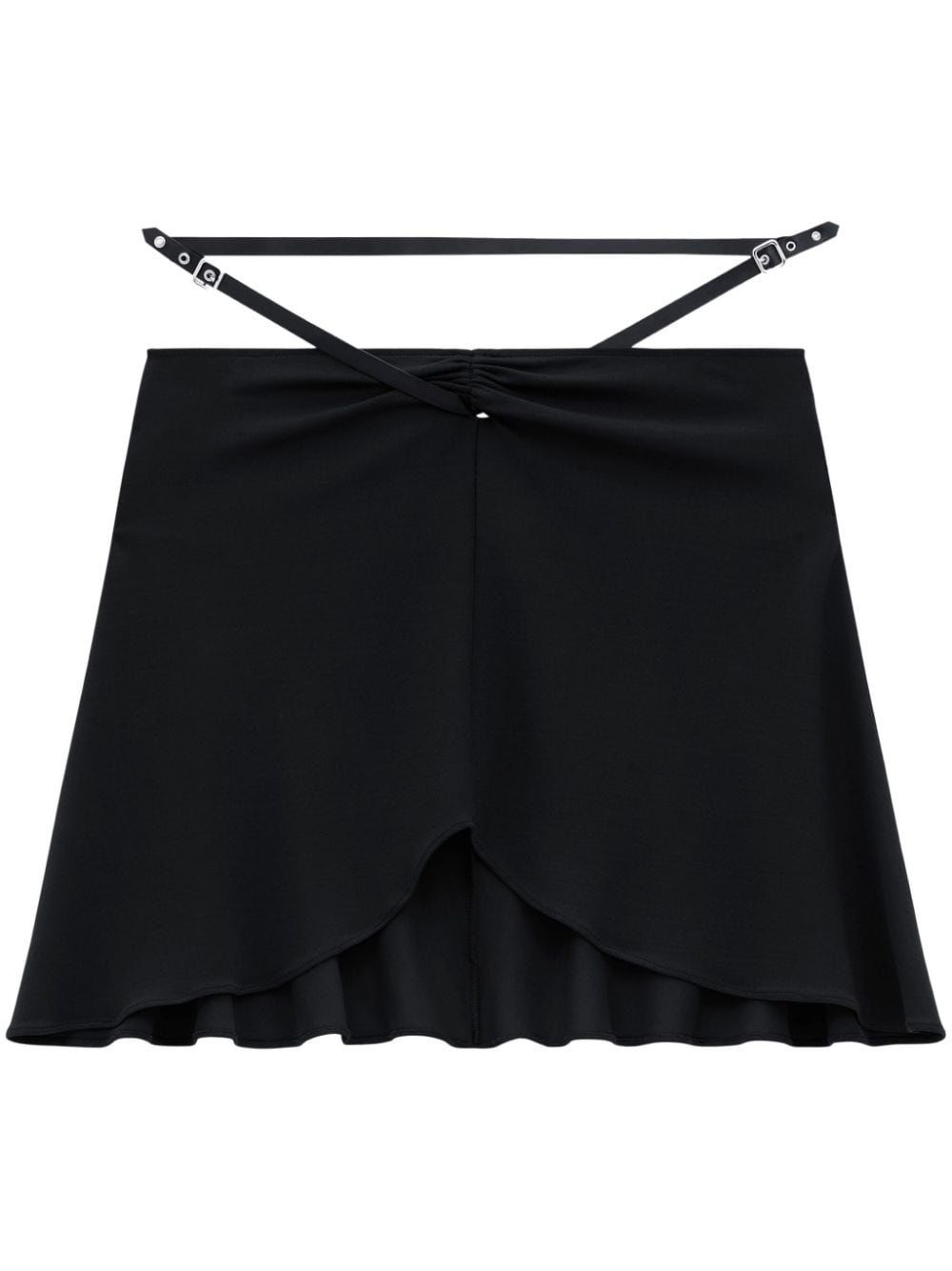 Courrèges Ellipse mini skirt - Black von Courrèges