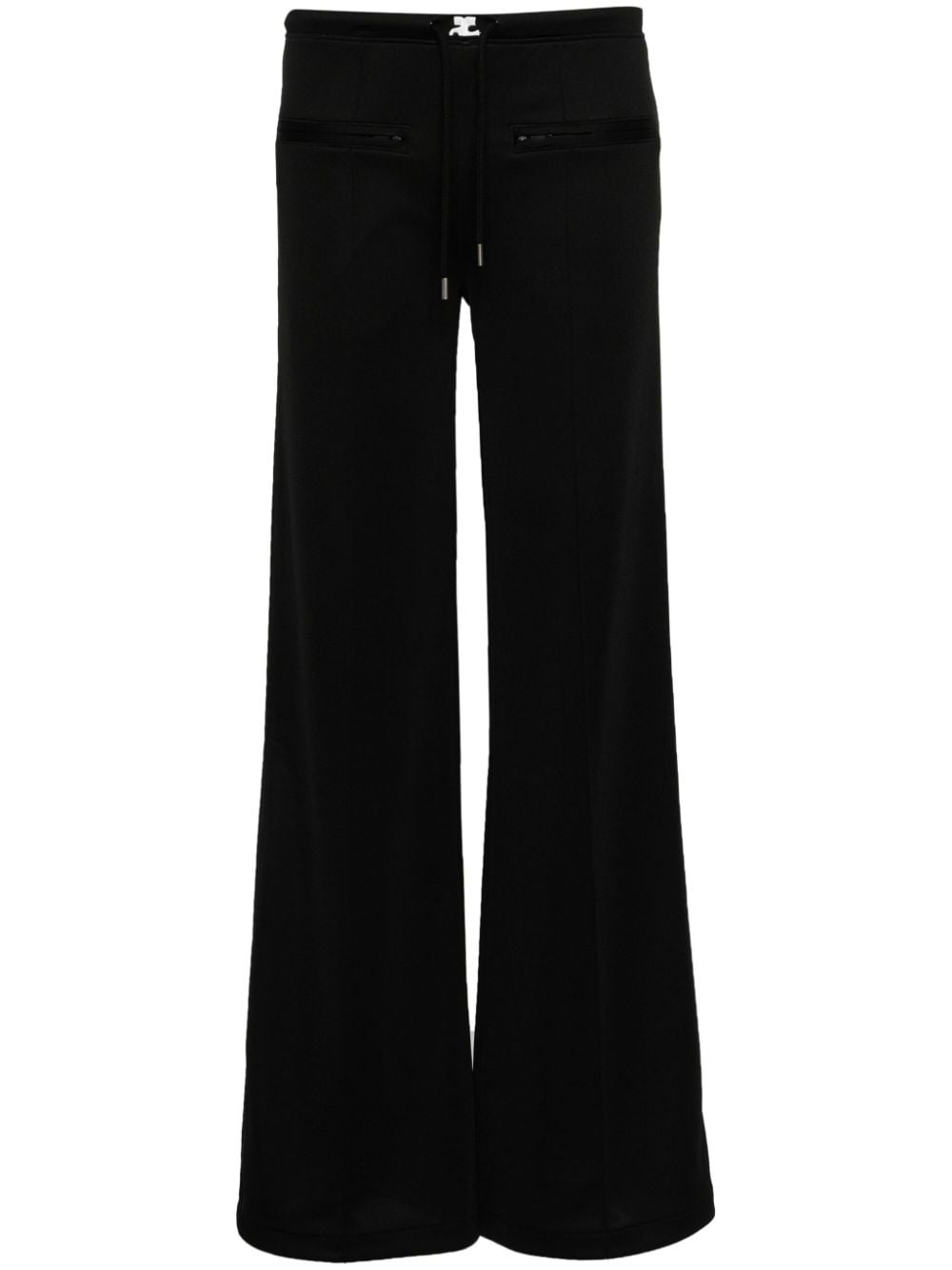 Courrèges Interlock track pants - Black von Courrèges