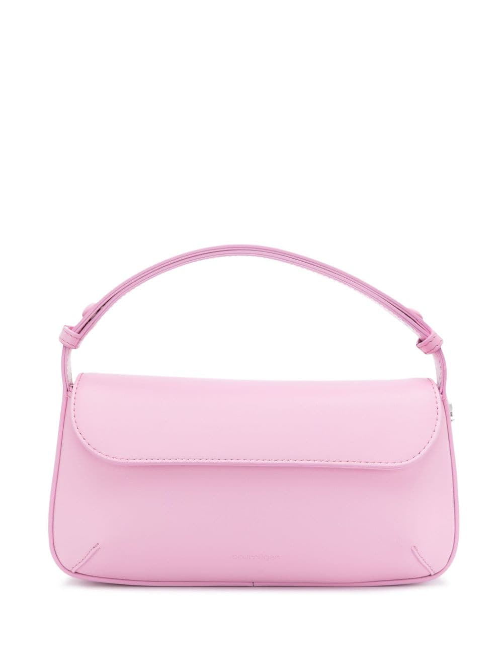 Courrèges Sleek leather shoulder bag - Pink von Courrèges