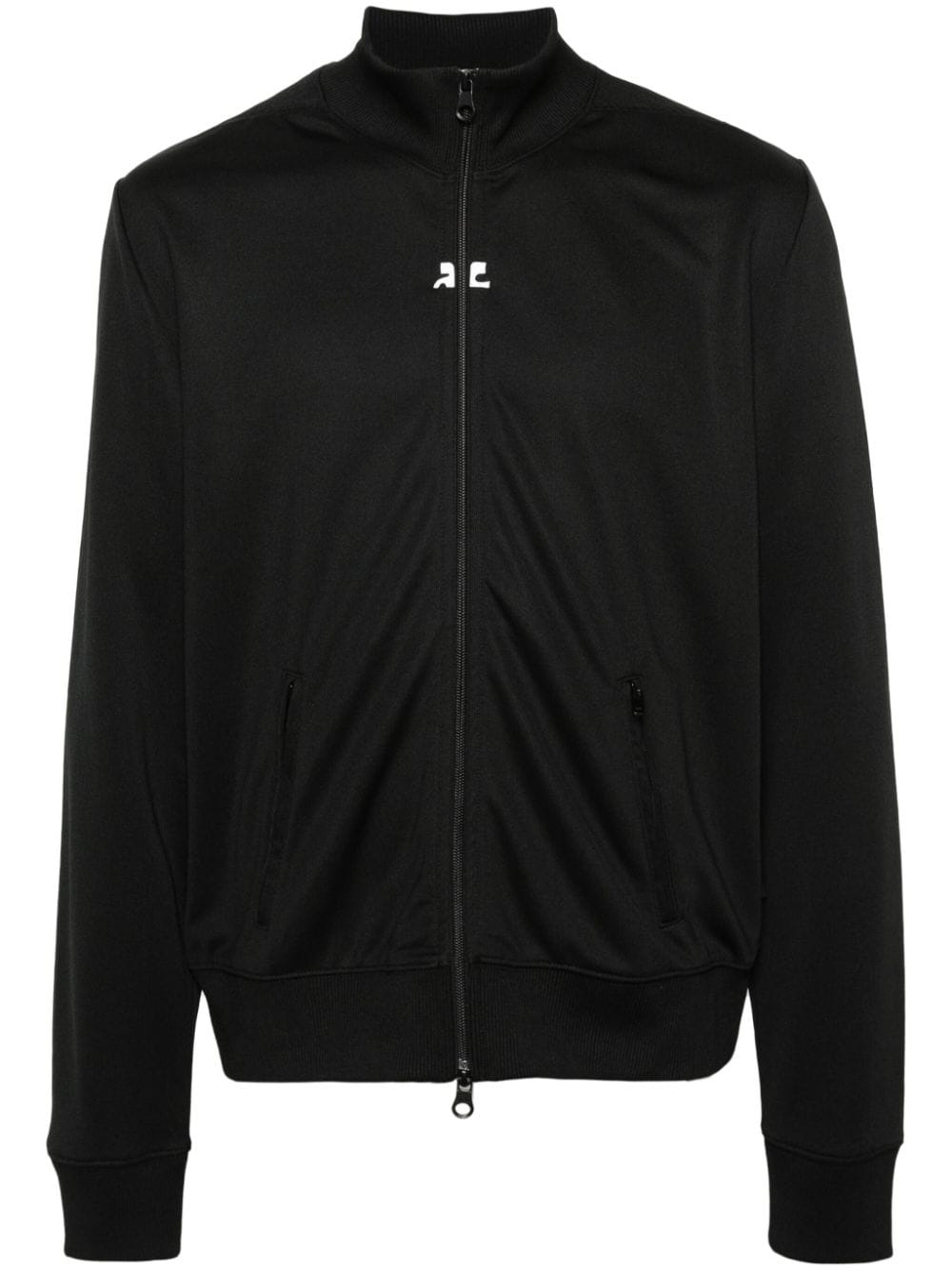 Courrèges zip-up track jacket - Black von Courrèges