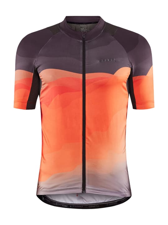 Craft Adv Endur Graphic Jersey Bikeshirt orange von Craft