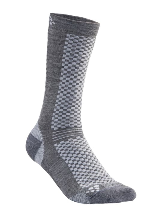 Craft Warm MID 2-Pack Sock Socken grau von Craft