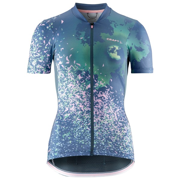 Craft - Women's ADV Endur Graphic Jersey - Velotrikot Gr M blau von Craft