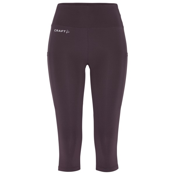 Craft - Women's Advanced Essence Capri Tights 2 - Lauftights Gr L grau von Craft