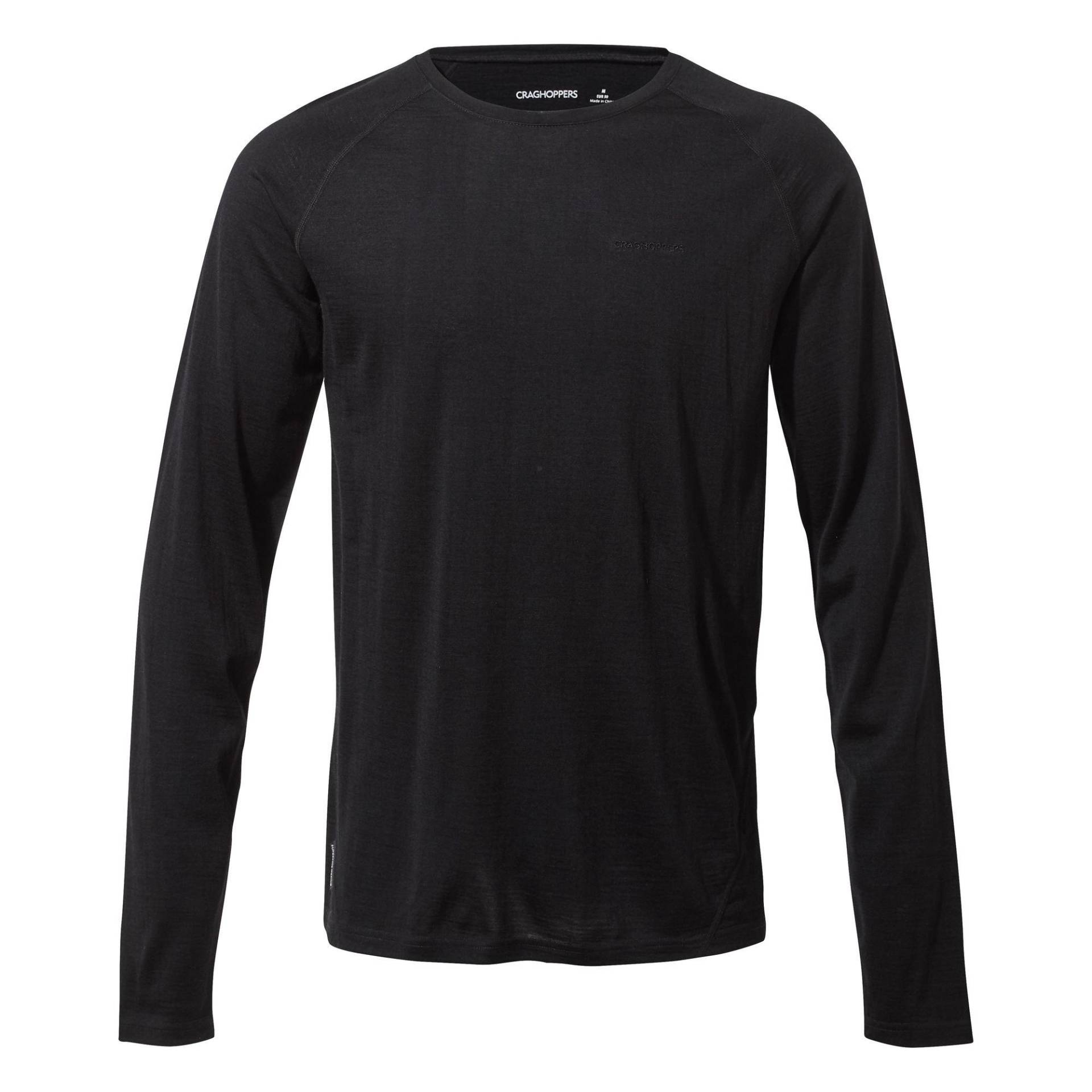 Base Layer Oberteil Herren Schwarz L von Craghoppers